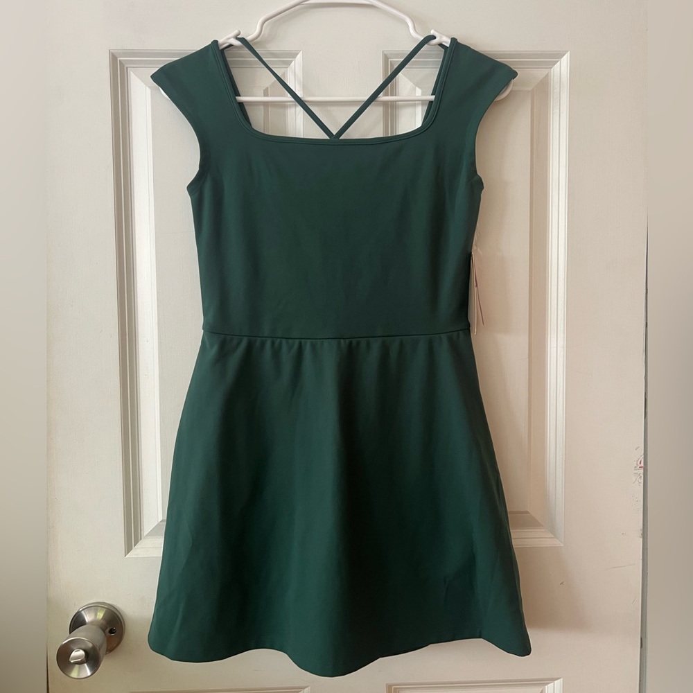 Wild Fable Dark Green Mini Dress